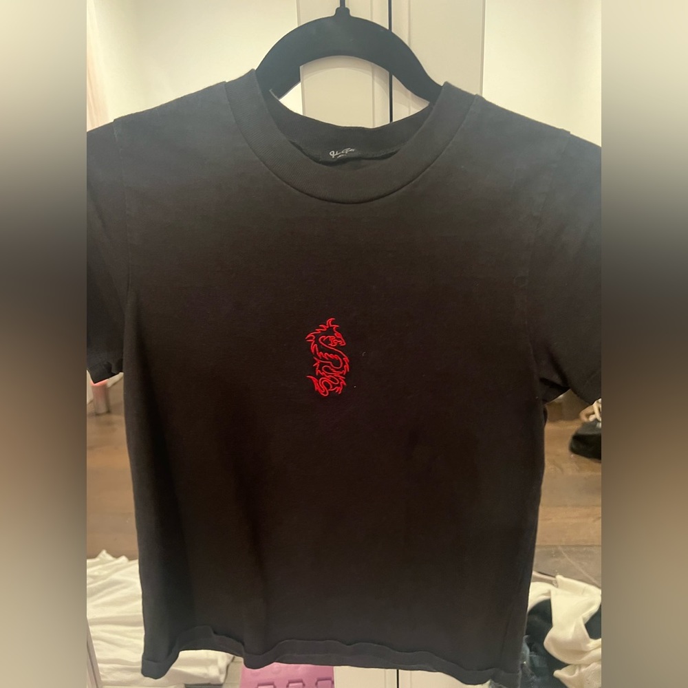 Brandy Melville/John galt Dragon cropped Tee